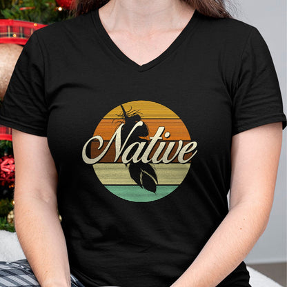 Native American T-Shirts, Vintage Native American Unisex T-Shirt/Hoodie/Sweatshirt HLT00 - Native Indian Native American Pride Indigenous Cherokee T-Shirt (1)