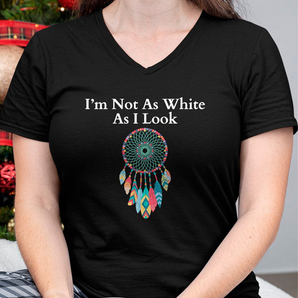 Native American T-Shirts, Vintage Native American Unisex T-Shirt/Hoodie/Sweatshirt HLT00 - I'm Not As White As I Look, Native American Heritage Day T-Shirt (2)