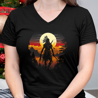 Native American T-Shirts, Vintage Native American Unisex T-Shirt/Hoodie/Sweatshirt HLT00 - Native American Chief Tribes Culture Sacred Sioux T-Shirt