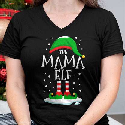 Christmas Shirts for Family, Funny christmas shirts, Christmas Unisex T-Shirt/Hoodie/Sweatshirt HLT00 - The Mama Elf Christmas Family Matching Xmas Mom Group Funny T-Shirt