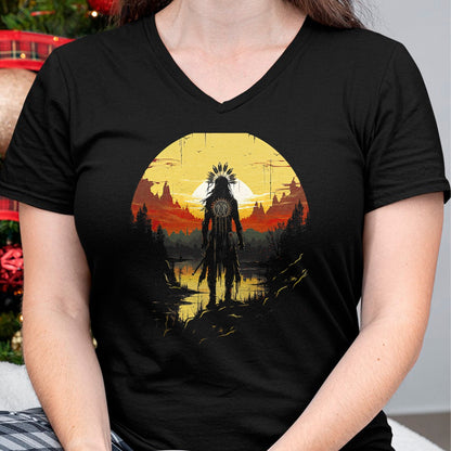 Native American T-Shirts, Vintage Native American Unisex T-Shirt/Hoodie/Sweatshirt HLT00 - Native American Heritage Chief T-Shirt (1)