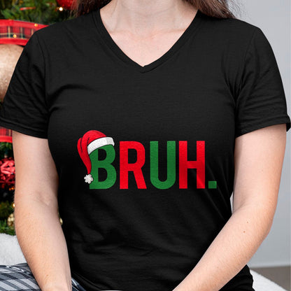 Christmas Shirts for Family, Funny christmas shirts, Christmas Unisex T-Shirt/Hoodie/Sweatshirt HLT00 - Bruh Meme Funny Saying Bro Greeting Teens Boys Men Christmas T-Shirt