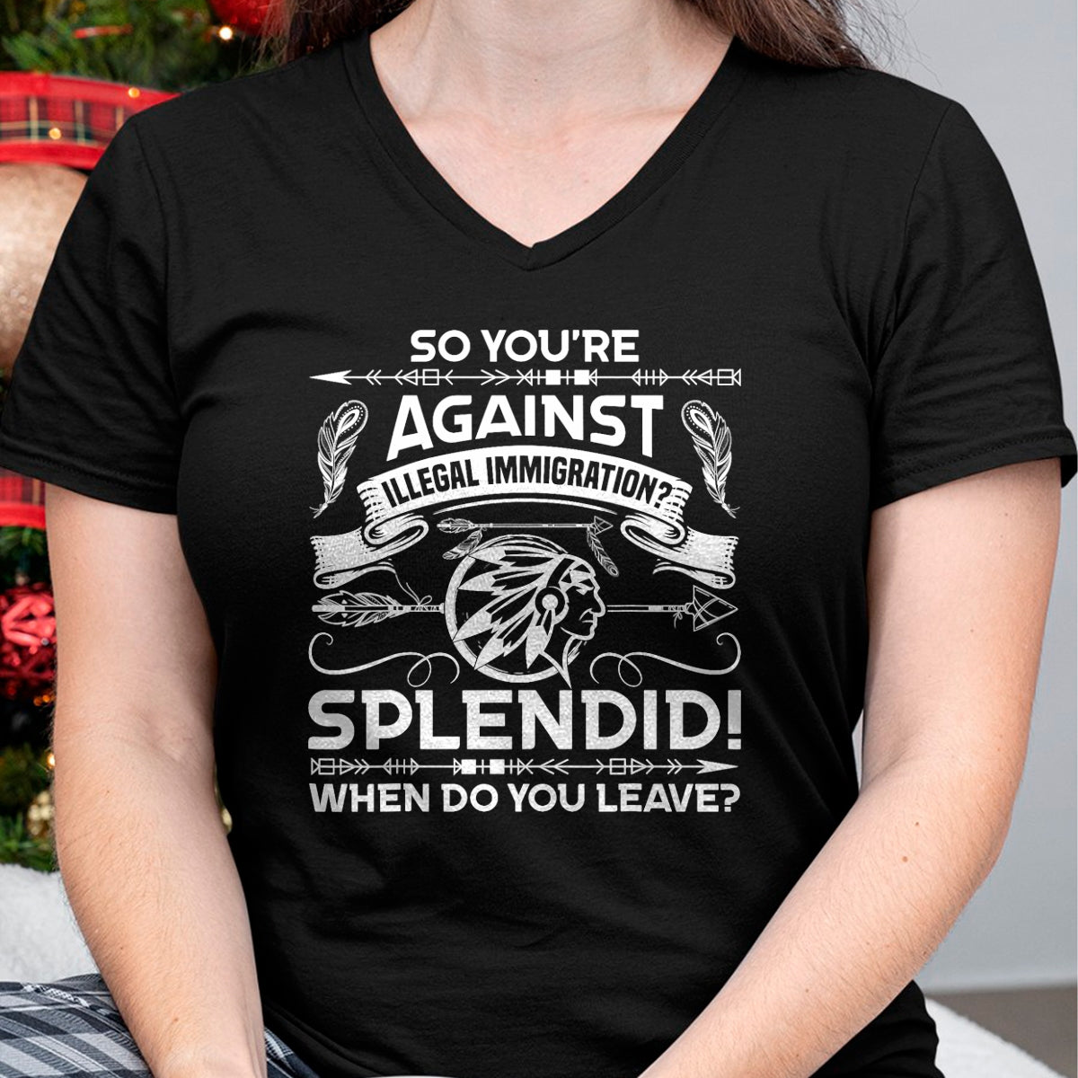 Native American T-Shirts, Vintage Native American Unisex T-Shirt/Hoodie/Sweatshirt HLT00 - Funny Native American Immigration Indigenous Indian Pride T-Shirt