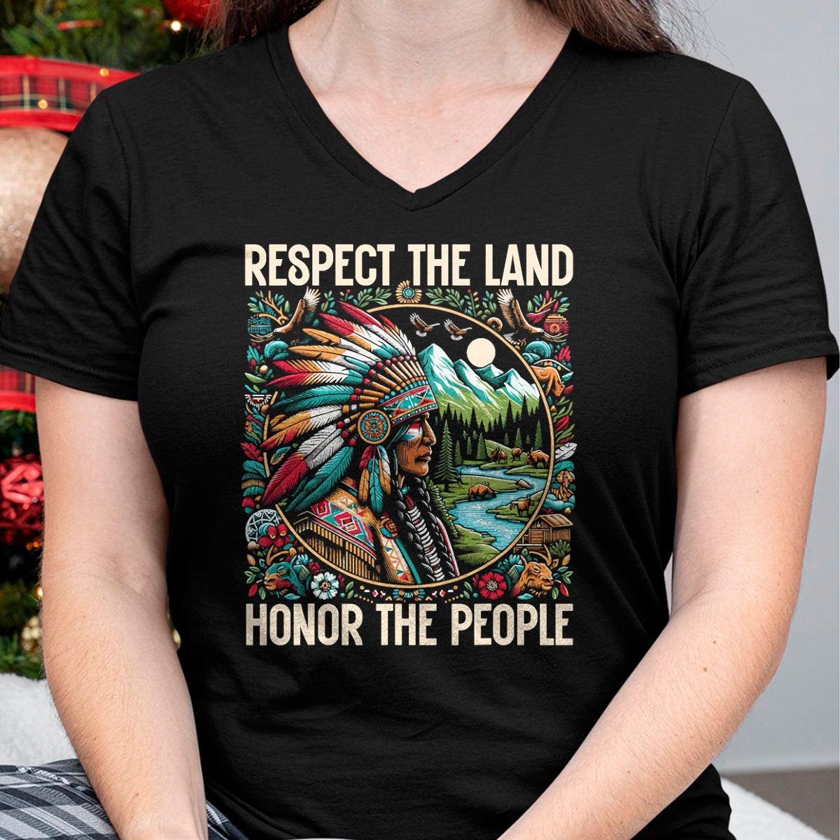 Native American T-Shirts, Vintage Native American Unisex T-Shirt/Hoodie/Sweatshirt HLT00 - Native American Indian Cherokee Apache Tribe Indigenous T-Shirt (2)