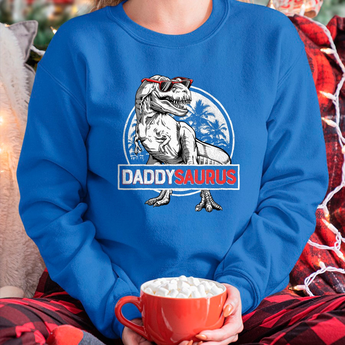 Best Dinosaur Lover Shirt, Funny Dinosaur UnisexT-Shirt/Hoodie/Sweatshirt HLT00 - Daddy Saurus T rex Dinosaur Men Father_s Day Family Matching T-Shirt