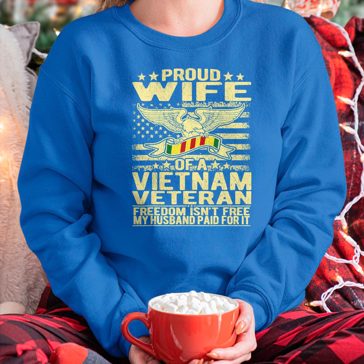 Best Wife Shirt, Wife and Husband Unisex T-Shirt/Hoodie/Sweatshirt HLT00 - Gift for wife T shirt, lucky wife   Freedom Isn't Free Proud Wife Of Vietnam Veteran Spouse Gift T-S