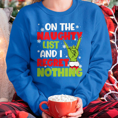 Christmas Shirts for Family, Funny christmas shirts, Christmas Unisex T-Shirt/Hoodie/Sweatshirt HLT00 - Funny Naughty List Christmas Xmas Santa Mens Womens Kids T-Shirt
