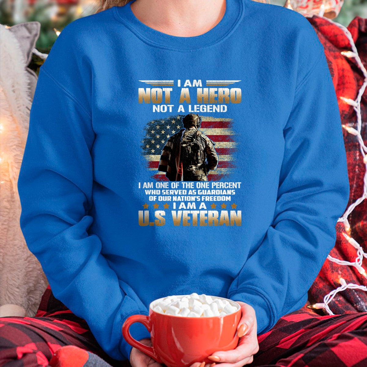 Proud Veteran Shirt, Funny Veteran UnisexT-Shirt/Hoodie/Sweatshirt HLT00 - I Am Not A Hero Not A Legend I Am One Percent A US Veteran T-Shirt