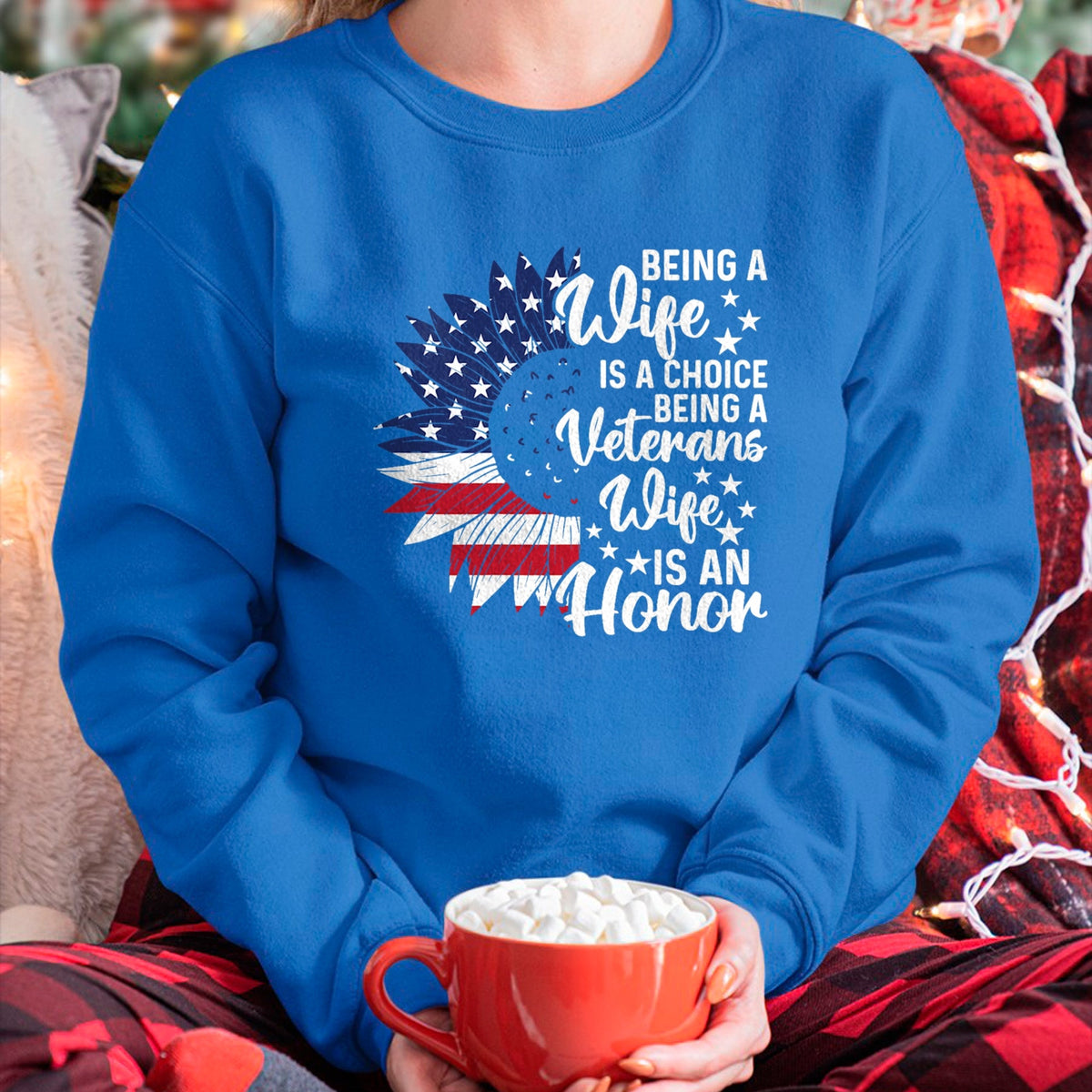 Best Wife Shirt, Wife and Husband Unisex T-Shirt/Hoodie/Sweatshirt HLT00 - Gift for wife T shirt, lucky wife   Patriotic Veterans Day Being A Veterans Wife Is An Honor T-Shirt