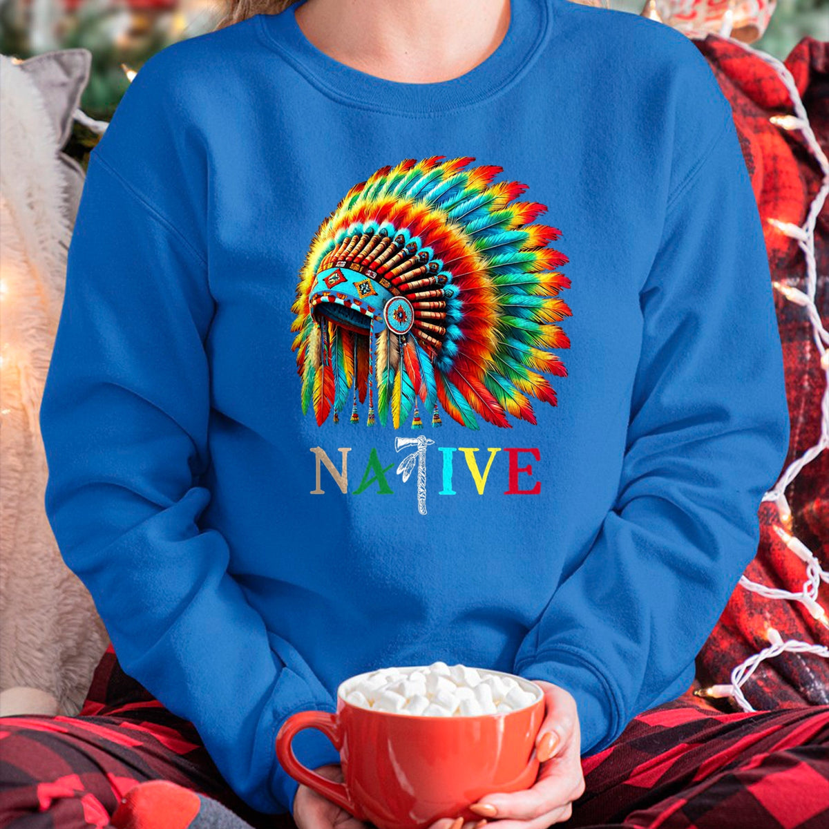 Native American T-Shirts, Vintage Native American Unisex T-Shirt/Hoodie/Sweatshirt HLT00 - Native American Indian Day Pride Indigenous Cherokee Costume