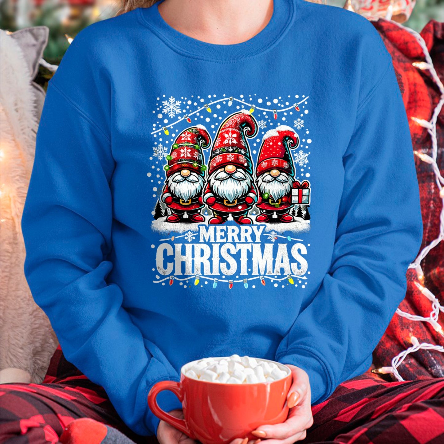 Merry Christmas Gnome Funny Family Christmas T-Shirt (SKU-MRCM-17) FMA