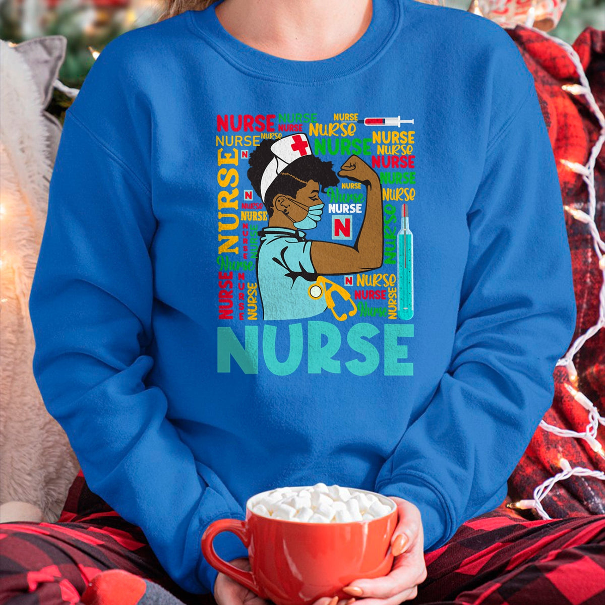 Funny Nurse Shirt, Nurse Unisex T-Shirt/Hoodie/Sweatshirt HLT00 - Womens Dy Black Nurse 2020 Costume Black History Month Gifts T-Shirt