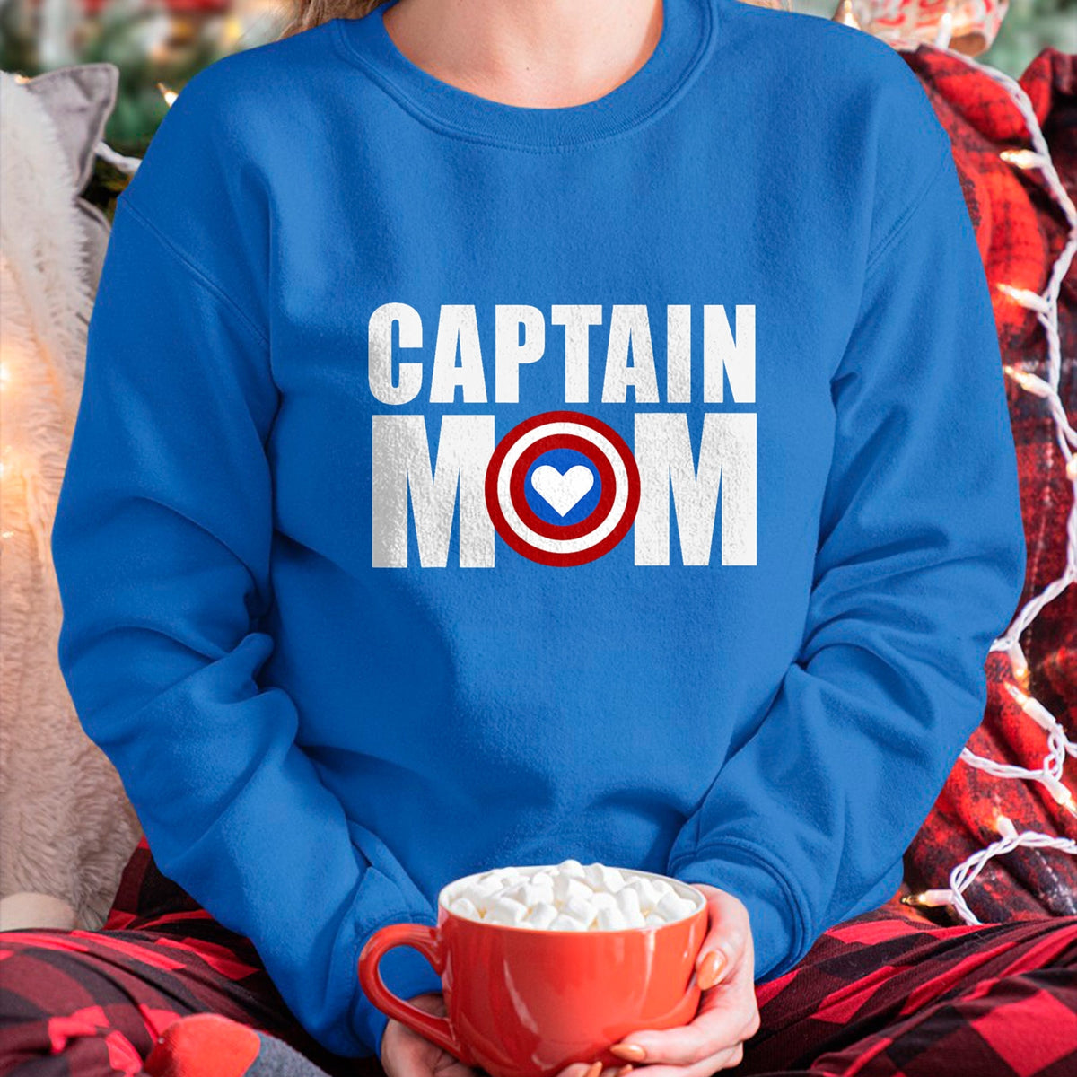 Gift for Mom Shirt, Funny Mom Unisex T-Shirt/Hoodie/Sweatshirt HLT00 - Funny Captain Mom Superhero Mother_s Day 2022 T-Shirt