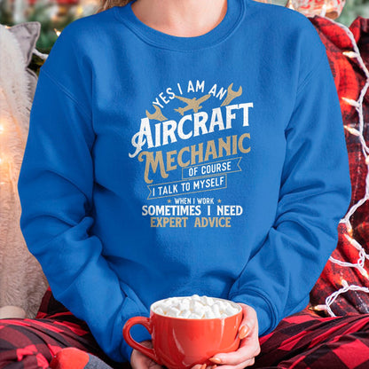Best Mechanic Life Shirt, Funny Mechanic UnisexT-Shirt/Hoodie/Sweatshirt HLT00 - Yes I Am an Aircraft Mechanic - Airplane Aviation Technician T-Shirt