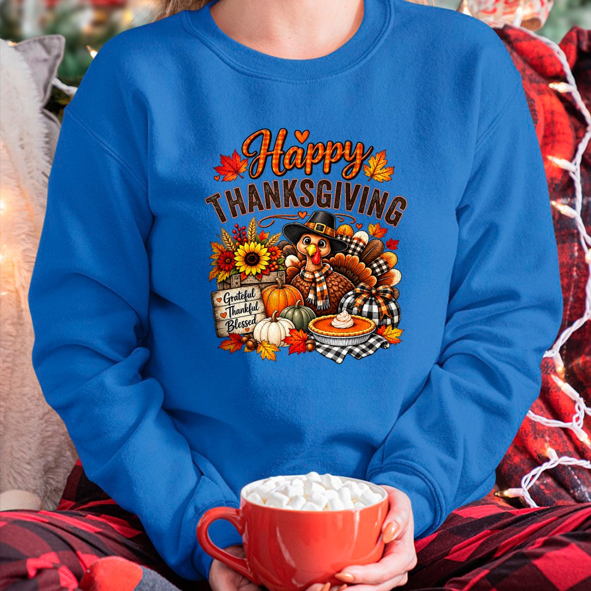 Best Thanksgiving Family Shirt , Funny Thanksgiving UnisexT-Shirt/Hoodie/Sweatshirt HLT00 - Happy Thanksgiving Funny Turkey Family Dinner Thanksgiving T-Shirt (2)