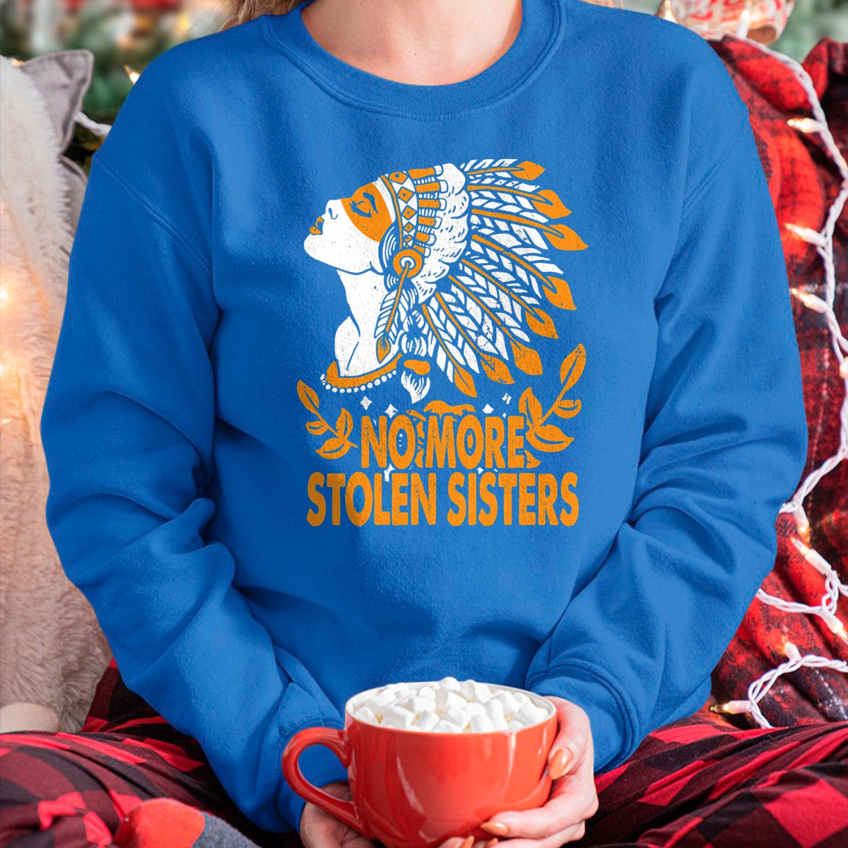 Native American T-Shirts, Vintage Native American Unisex T-Shirt/Hoodie/Sweatshirt HLT00 - Native American No More Stolen Sisters MMIW