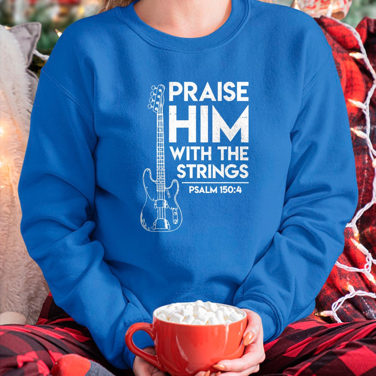 Guitar Lover Shirt, Funny Guitar UnisexT-Shirt/Hoodie/Sweatshirt HLT00 - Praise Him - Christian Worship - Bass Guitar Player T-Shirt T-Shirt