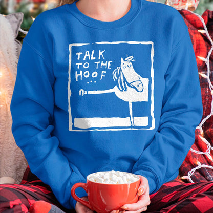 Best Horse Lover Shirt , Funny Horse UnisexT-Shirt/Hoodie/Sweatshirt HLT00 - Funny Womens Funny Talk to The Hoof Horseback Riding T-Shirt