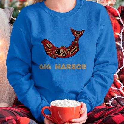 Native American T-Shirts, Vintage Native American Unisex T-Shirt/Hoodie/Sweatshirt HLT00 - Gig Harbor Washington Native American Salmon Fishermen Gift T-Shirt