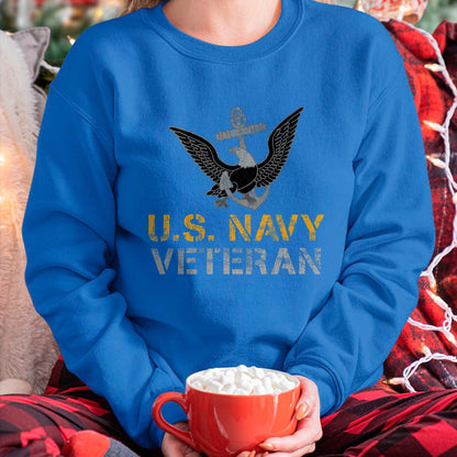 Proud Veteran Shirt, Funny Veteran UnisexT-Shirt/Hoodie/Sweatshirt HLT00 - U.S. Navy Veteran T-Shirt