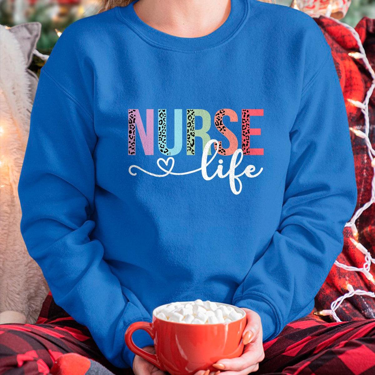 Funny Nurse Shirt, Nurse Unisex T-Shirt/Hoodie/Sweatshirt HLT00 - Women Nurse Life RN LPN CNA Leopard Nurse Week Healthcare T-Shirt