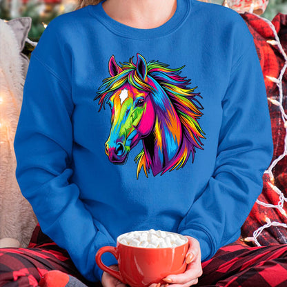 Best Horse Lover Shirt , Funny Horse UnisexT-Shirt/Hoodie/Sweatshirt HLT00 - Colorful Pop Art Horse T-Shirt
