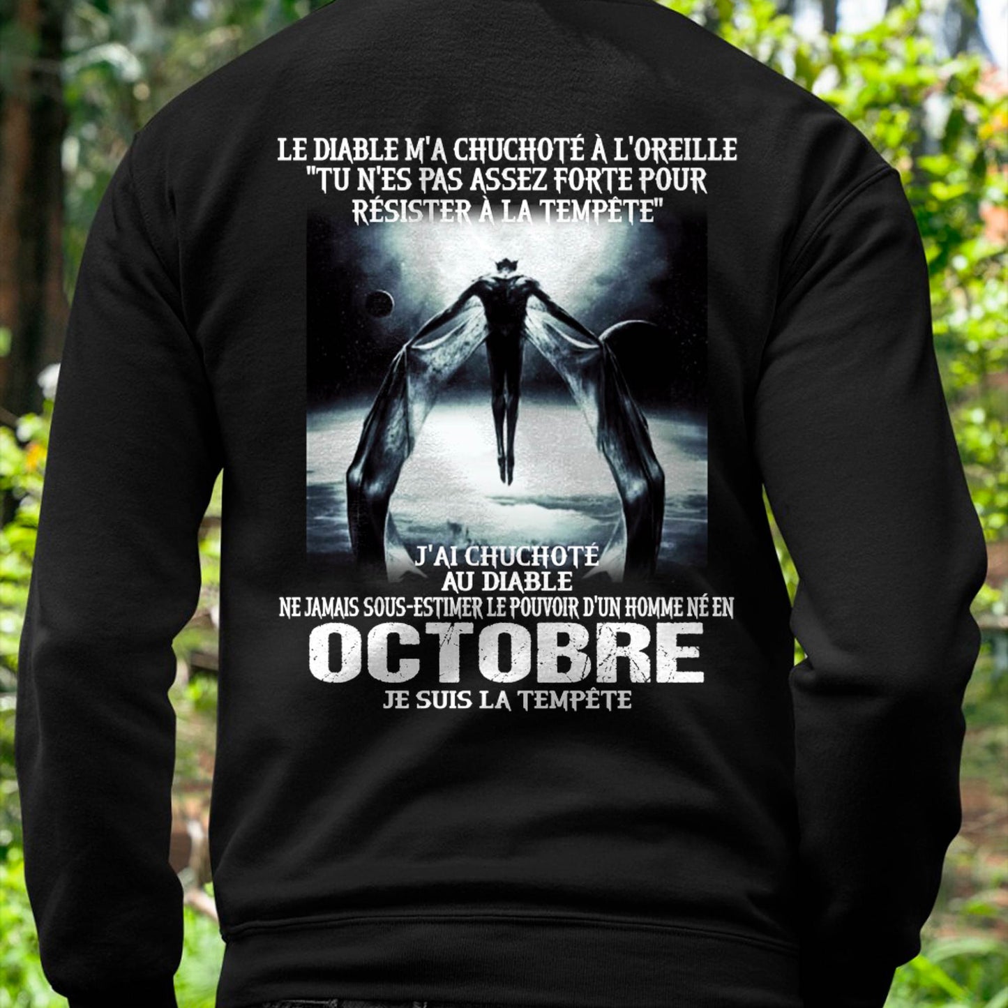 Je Suis la Tempête – Ne Jamais Sous-Estimer le Pouvoir d’un Homme Né en Octobre – T-Shirt Homme - male fr10 / CCDI10 (SKU26T-01160-10)