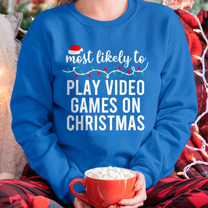 Christmas Shirts for Family, Funny christmas shirts, Christmas Unisex T-Shirt/Hoodie/Sweatshirt HLT00 - Most Likely To Christmas Matching Family Pajamas Funny T-Shirt