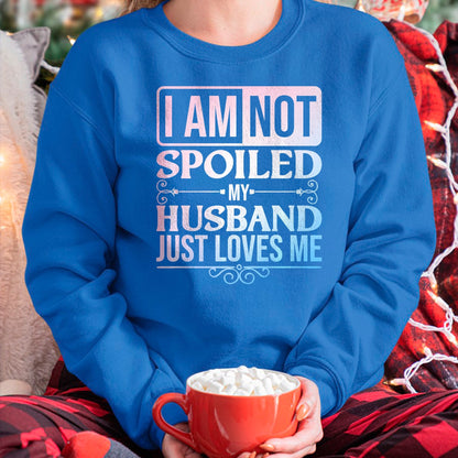 Best Wife Shirt, Wife and Husband Unisex T-Shirt/Hoodie/Sweatshirt HLT00 - Gift for wife T shirt, spoiled wife   Funny Spoiled Wife Art For Women Girls Husband Spoiled Wife Pr (23)