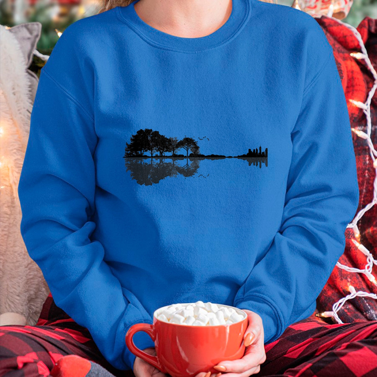 Guitar Lover Shirt, Funny Guitar UnisexT-Shirt/Hoodie/Sweatshirt HLT00 - Acoustic Guitar Nature Forest Music Bass Guitarist Men Women T-Shirt