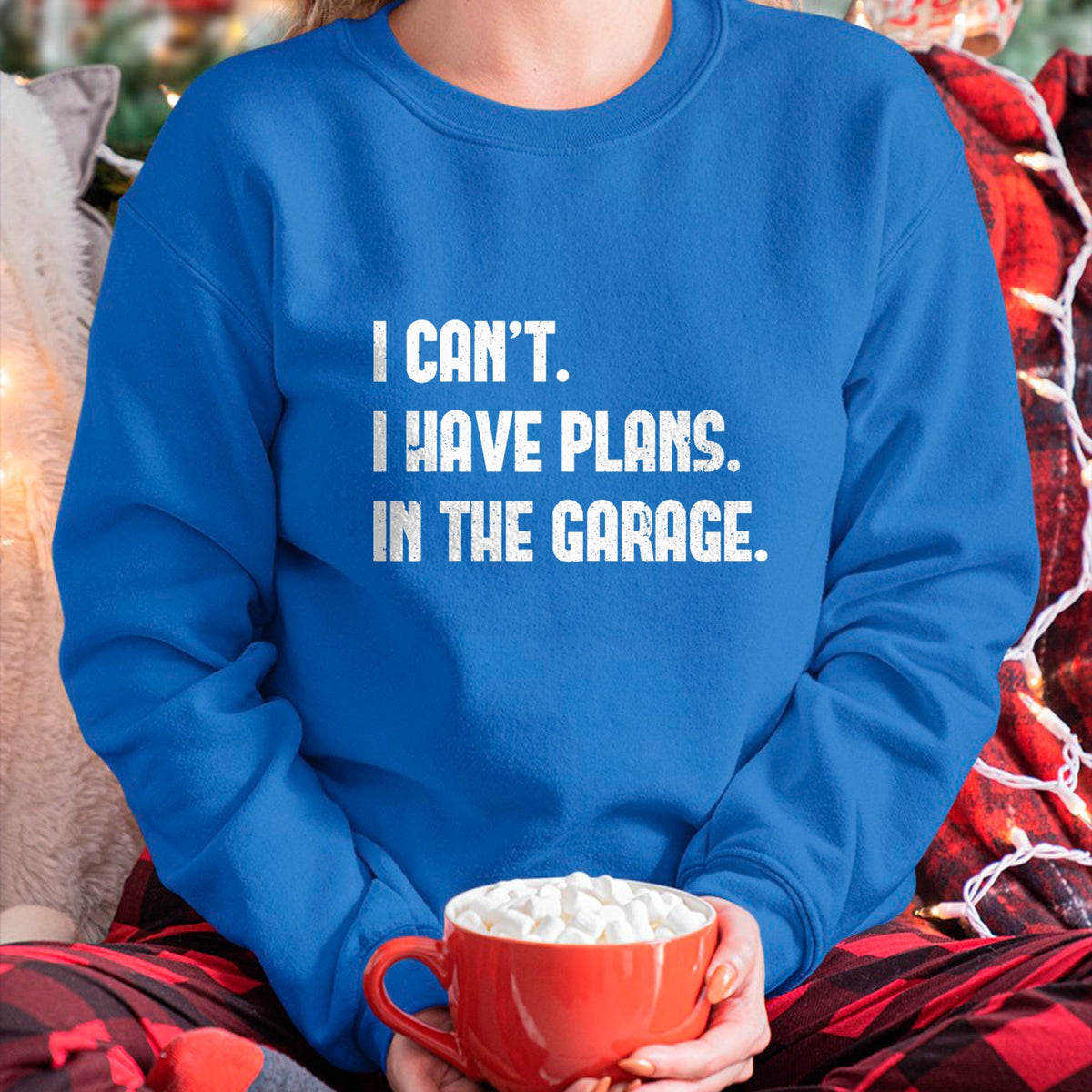 Gift for Dad Shirt, Funny Dad Unisex T-Shirt/Hoodie/Sweatshirt HLT00 – I Cant I Have Plans In The Garage Fathers Day Car Mechanics Short Sleeve T-Shirt
