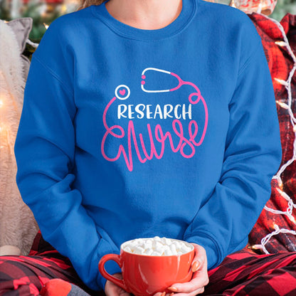 Funny Nurse Shirt, Nurse Unisex T-Shirt/Hoodie/Sweatshirt HLT00 - Research Nurse - RN Clinical Research Nursing Department T-Shirt