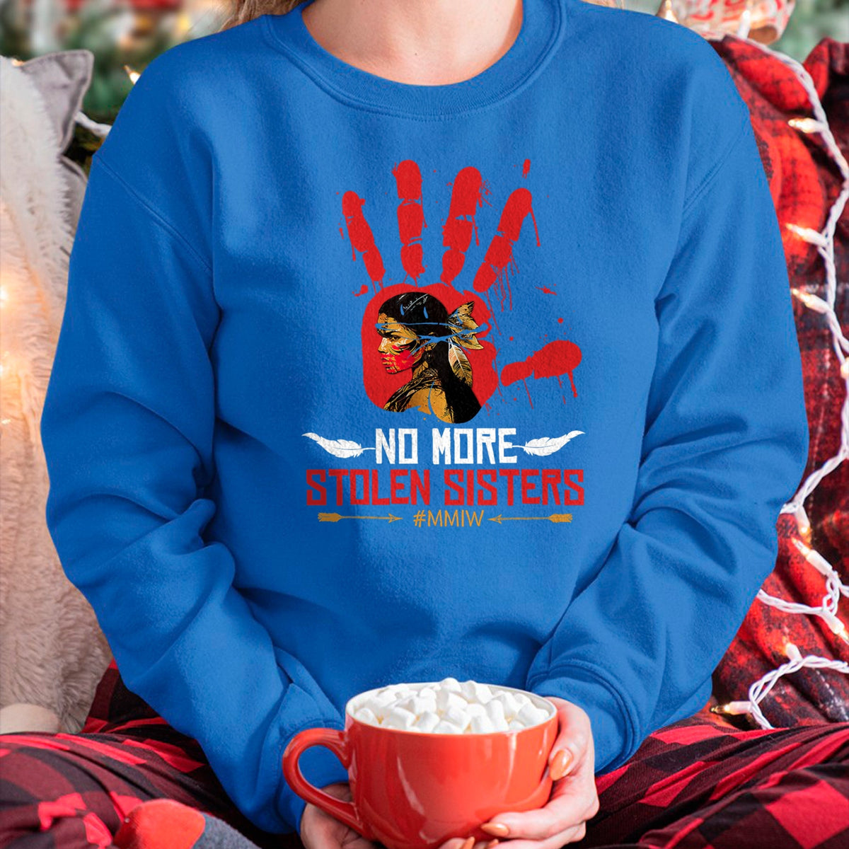 Native American T-Shirts, Vintage Native American Unisex T-Shirt/Hoodie/Sweatshirt HLT00 - Honor Awareness Native Americans No More Stolen Sisters (1)