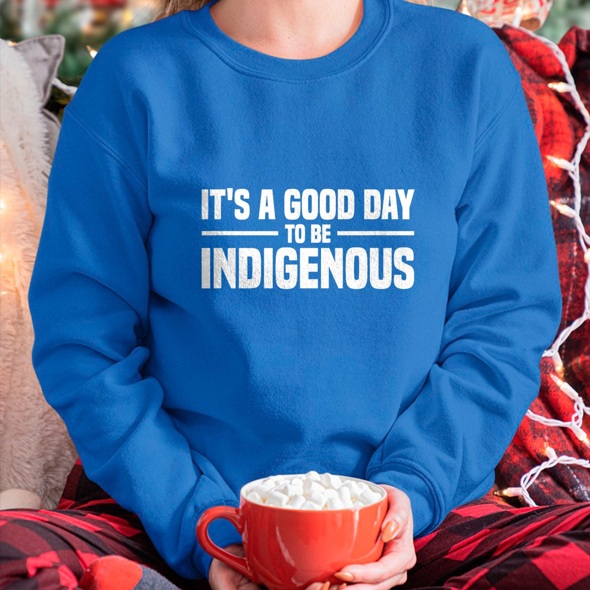 Native American T-Shirts, Vintage Native American Unisex T-Shirt/Hoodie/Sweatshirt HLT00 - Native American It_s A Good Day To Be Indigenous