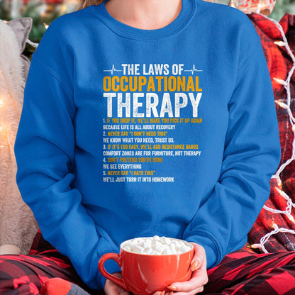 Best Doctor Shirt, Funny Doctor UnisexT-Shirt/Hoodie/Sweatshirt HLT00 - Laws Of Occupational Therapy Therapist Doctor Assistant T-Shirt