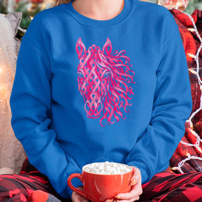 Best Horse Lover Shirt , Funny Horse UnisexT-Shirt/Hoodie/Sweatshirt HLT00 - Pink Ribbon Horse Breast Cancer Awareness T-Shirt