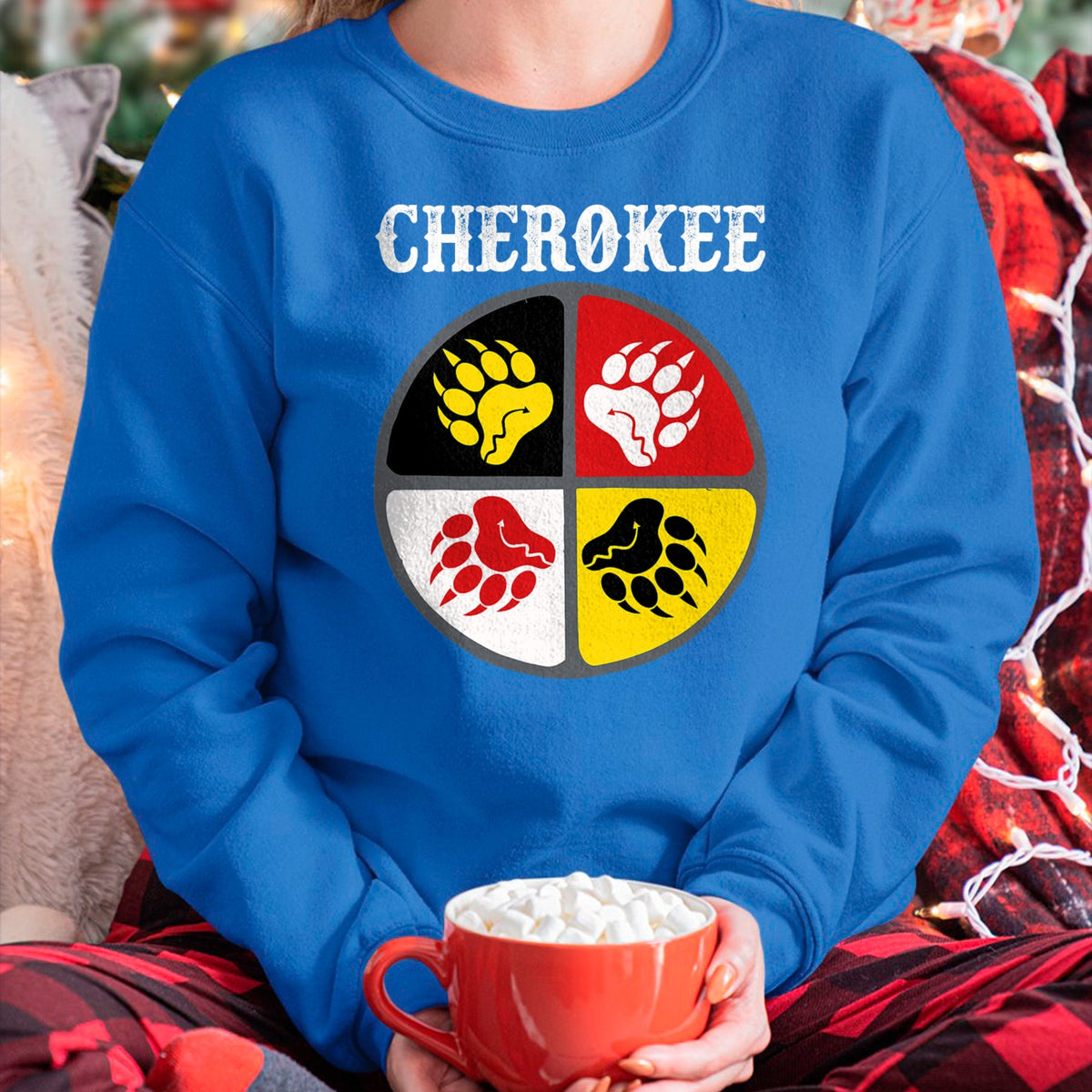 Native American T-Shirts, Vintage Native American Unisex T-Shirt/Hoodie/Sweatshirt HLT00 - Cherokee Tribe Native American Medicine Wheel