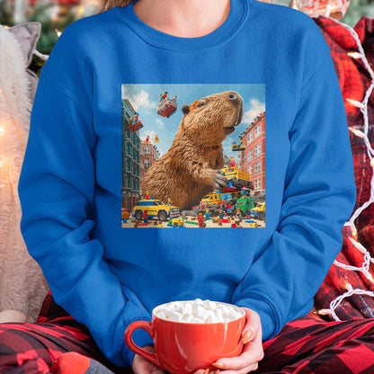Cute Capybara Shirt, Funny Capybara Unisex T-Shirt/Hoodie/Sweatshirt HLT00 - Funny Graphic Capybara T-Shirt