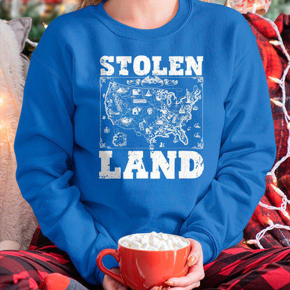 Native American T-Shirts, Vintage Native American Unisex T-Shirt/Hoodie/Sweatshirt HLT00 - Stolen Land Indian Pride Tribes Native American Indigenous
