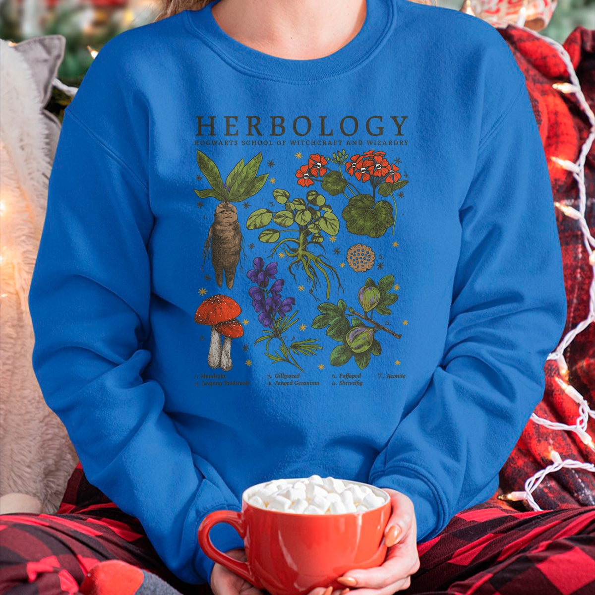 Christmas Shirts for Family, Funny christmas shirts, Christmas Unisex T-Shirt/Hoodie/Sweatshirt HLT00 - Harry Potter Herbology Plants Short Sleeve T-Shirt