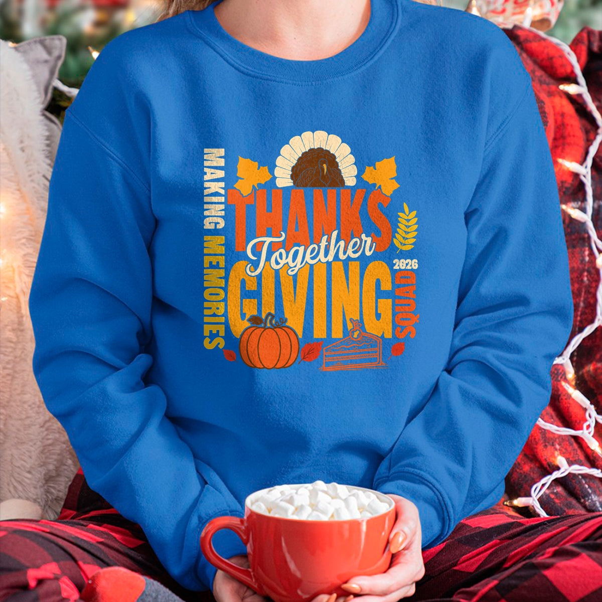 Best Thanksgiving Family Shirt , Funny Thanksgiving UnisexT-Shirt/Hoodie/Sweatshirt HLT00 - Family Thanksgiving Squad 2026 Matching Family Thanksgiving T-Shirt (1)