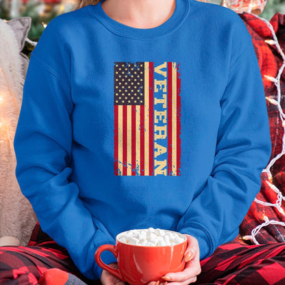 Proud Veteran Shirt, Funny Veteran UnisexT-Shirt/Hoodie/Sweatshirt HLT00 - Veteran Veterans Day USA United States America American Flag T-Shirt (1)