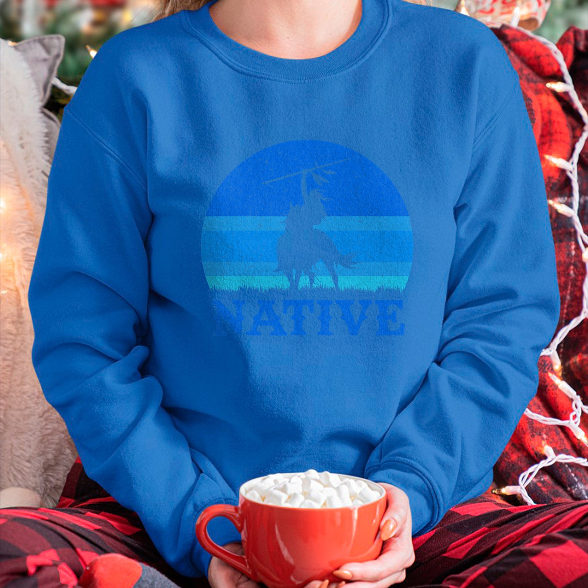 Native American T-Shirts, Vintage Native American Unisex T-Shirt/Hoodie/Sweatshirt HLT00 - Northwest Native American Knight Pride Mountain Warrior (1)