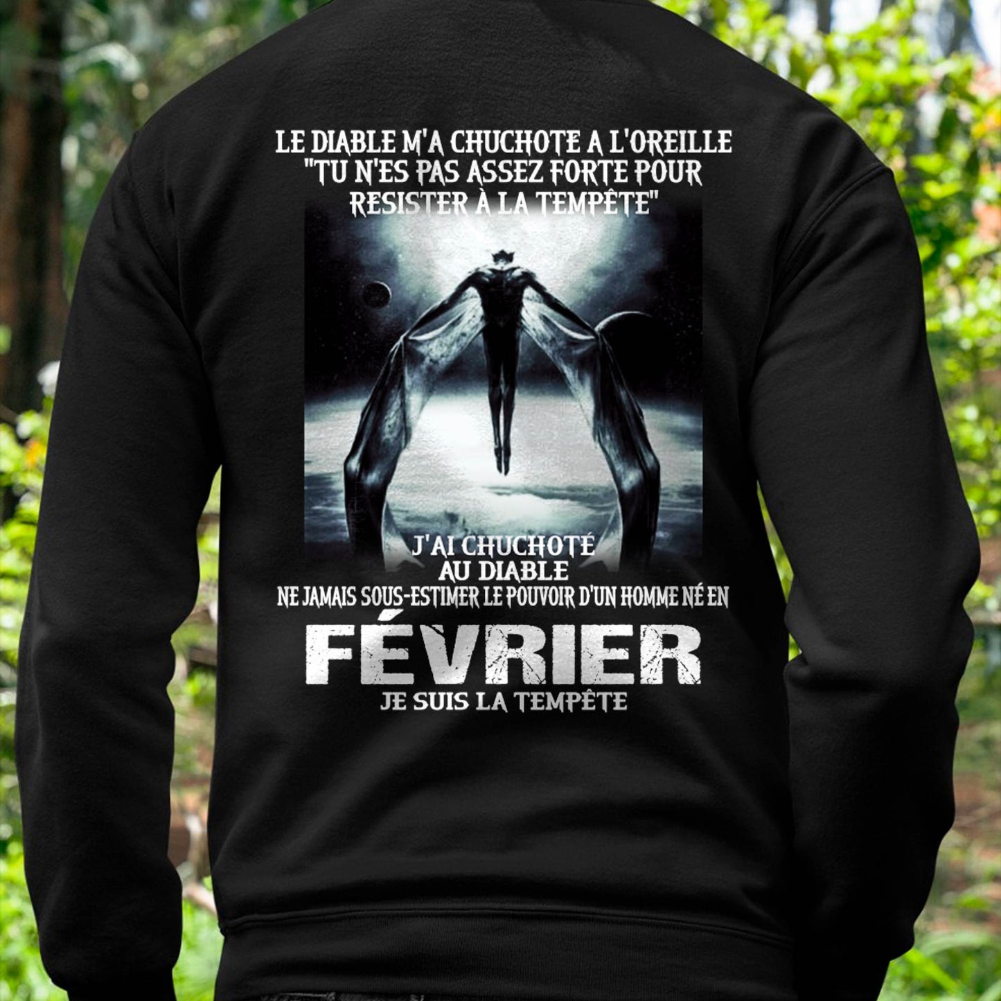 Je Suis la Tempête – Ne Jamais Sous-Estimer le Pouvoir d’un Homme Né en Février – T-Shirt Homme - male fr02 / CCDI02 (SKU26T-01160-02)