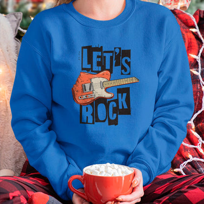 Guitar Lover Shirt, Funny Guitar UnisexT-Shirt/Hoodie/Sweatshirt HLT00 - Let_s Rock Electric Guitar Music Lover Band Guitarist Retro Vintage Tees T Shirts for Men and Women
