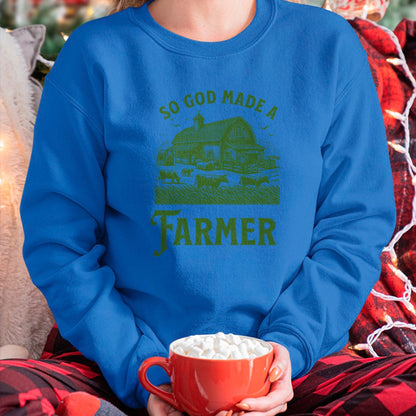 Best Farmer Life Shirt, Funny Farmer UnisexT-Shirt/Hoodie/Sweatshirt HLT00 - So God Made a Farmer Country Life T-Shirt for Fans T-Shirt