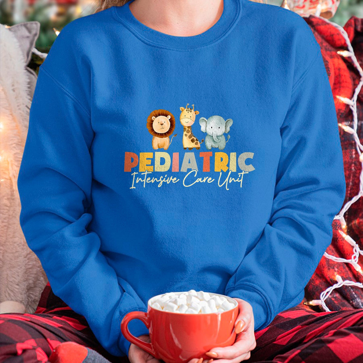 Funny Nurse Shirt, Nurse Unisex T-Shirt/Hoodie/Sweatshirt HLT00 - Pediatric Intensive Care Unit Nurse Cute Animals PICU Nurse T-Shirt