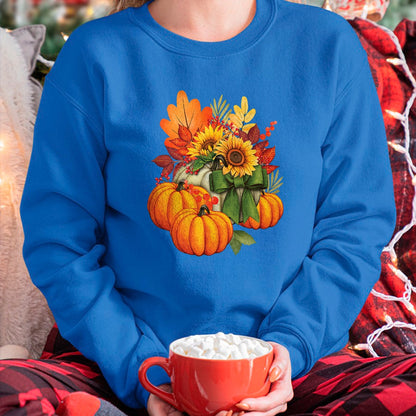 Best Thanksgiving Family Shirt , Funny Thanksgiving UnisexT-Shirt/Hoodie/Sweatshirt HLT00 - Thanksgiving Pumpkin Sunflower Fall Autumn Holiday T-Shirt