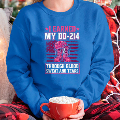 Proud Veteran Shirt, Funny Veteran UnisexT-Shirt/Hoodie/Sweatshirt HLT00 - Female Veteran T-Shirt