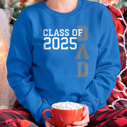Gift for Dad Shirt, Funny Dad Unisex T-Shirt/Hoodie/Sweatshirt HLT00 – Dad Senior 2025 Proud Dad Of A Class Of 2025 Graduate Father T-Shirt